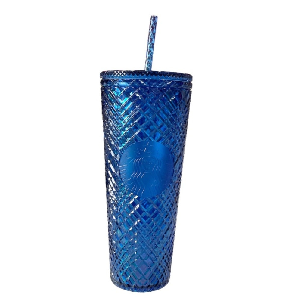 NEW Starbucks AZURE 24 oz Cold Cup Jeweled Venti Tumbler